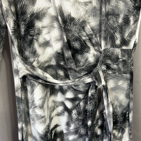 Olsen gathered wrap tie dress - Picture 2 of 3